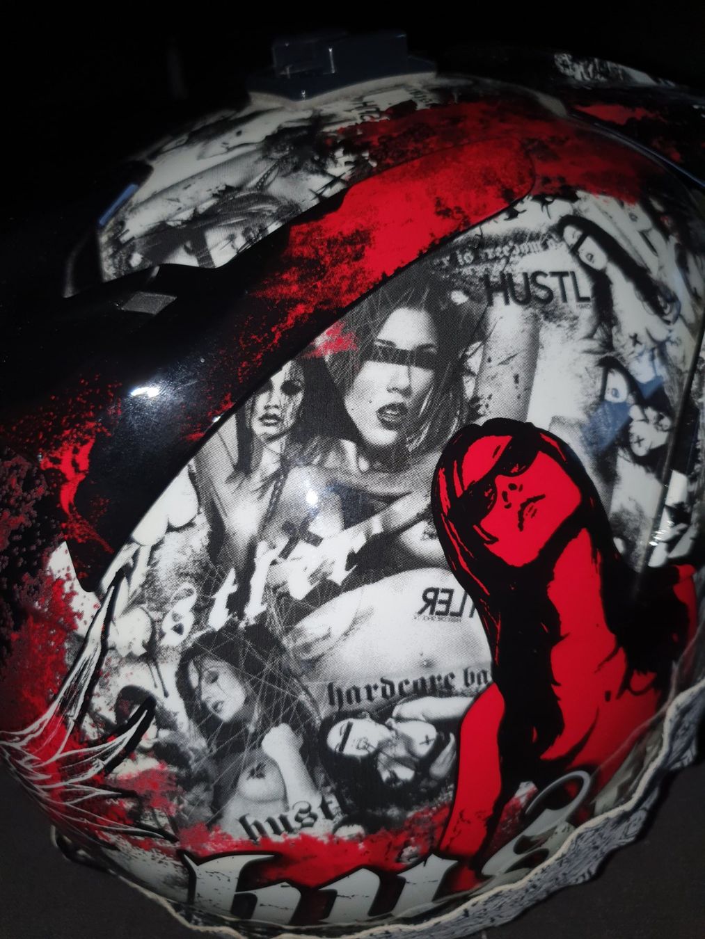 Caschi & visiere: Rockhard Helmet MX Hustler Limited Edition Version 1 – Usato da Sargans venduto da Cronic85 2