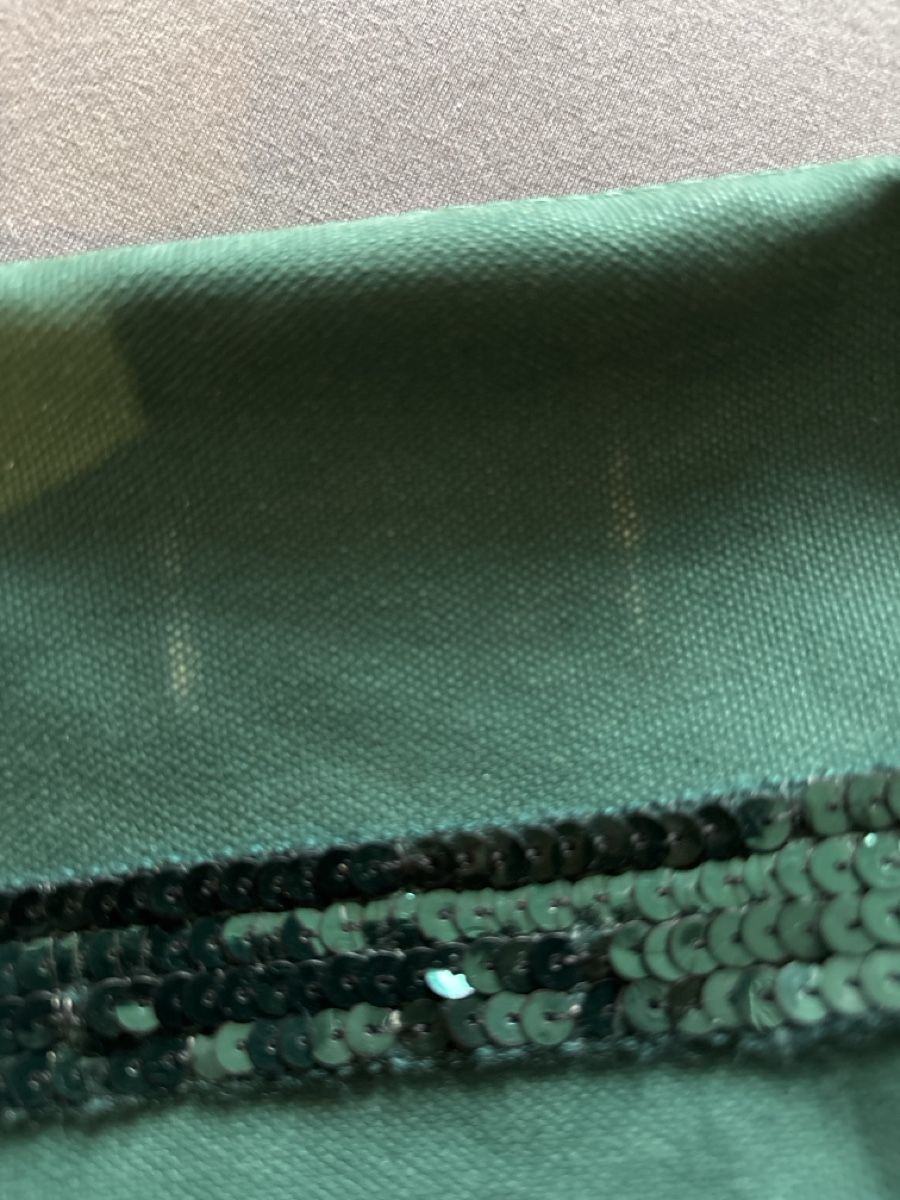 Vanessa Bruno Borse: Pochette Vanessabruno verte à sequins style estival. – Usato da Vevey venduto da mar_q6ms 3