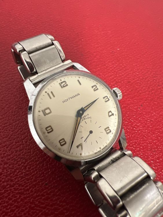 Hoffmann Vintage 34 Mm Handaufzug | Kaufen Auf Ricardo