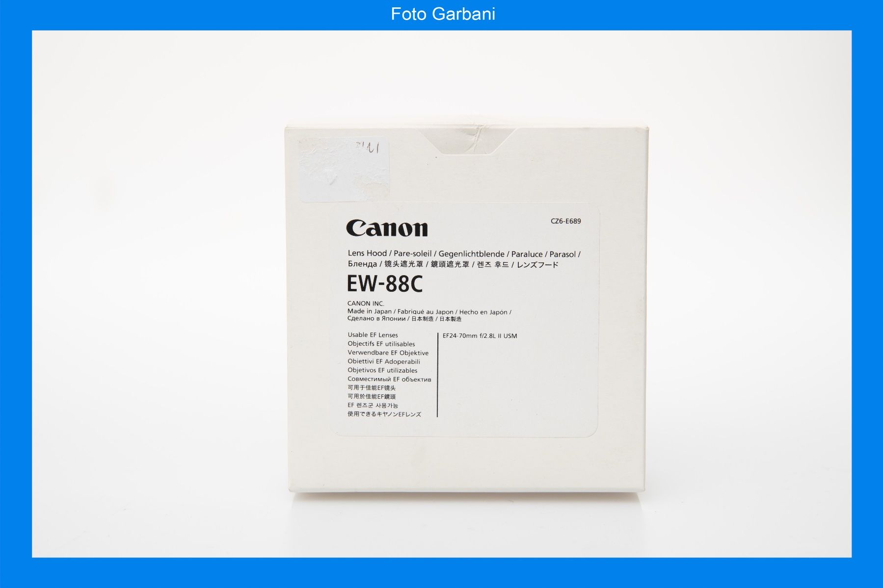 Obiettivi: Canon EW-88C – Usato da Muralto venduto da FotoGarbani