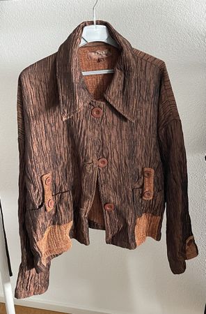 Boho Jackett Damen braun/bronze Grösse S/M