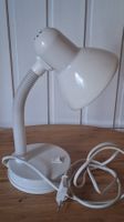 Kleine ,weisse EGLO Tischlampe Metall/Kunststoff Vintage
