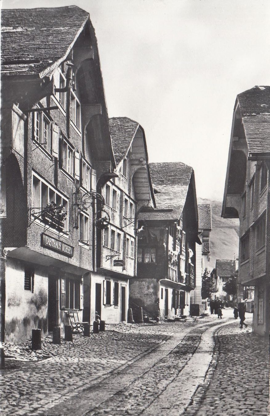 Ansichtskarten: Andermatt ca. 1950 – Gebraucht aus Bürglen TG von StampGraf