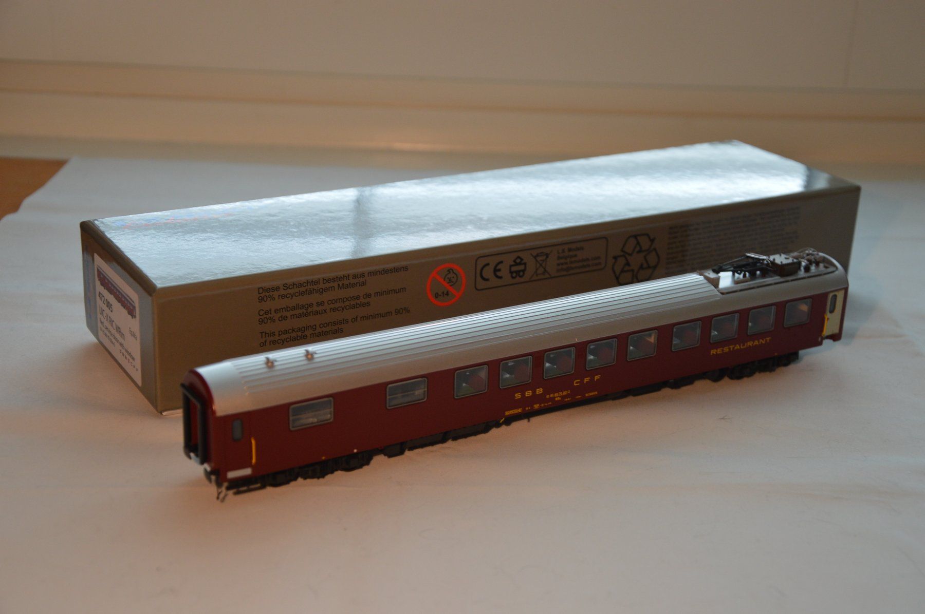 LS Models Modellini di ferrovie: LS. Models SBB Speisewagen – Nuovo e nell'imballaggio originale da Zürich venduto da flogax193
