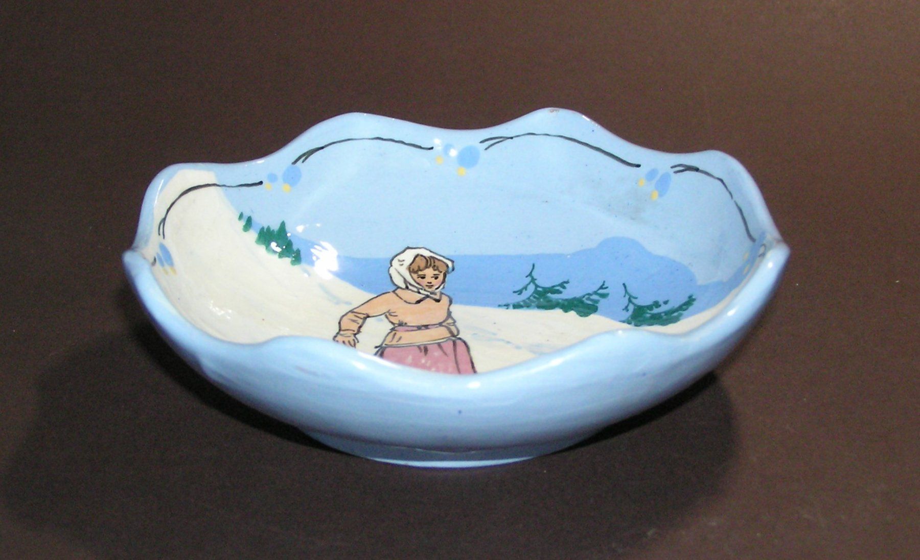 Coupes: SELTENE MAJOLIKA SCHALE THOUNE LODER-EYER – D'occasion à Grenchen par Antique-hunter 5