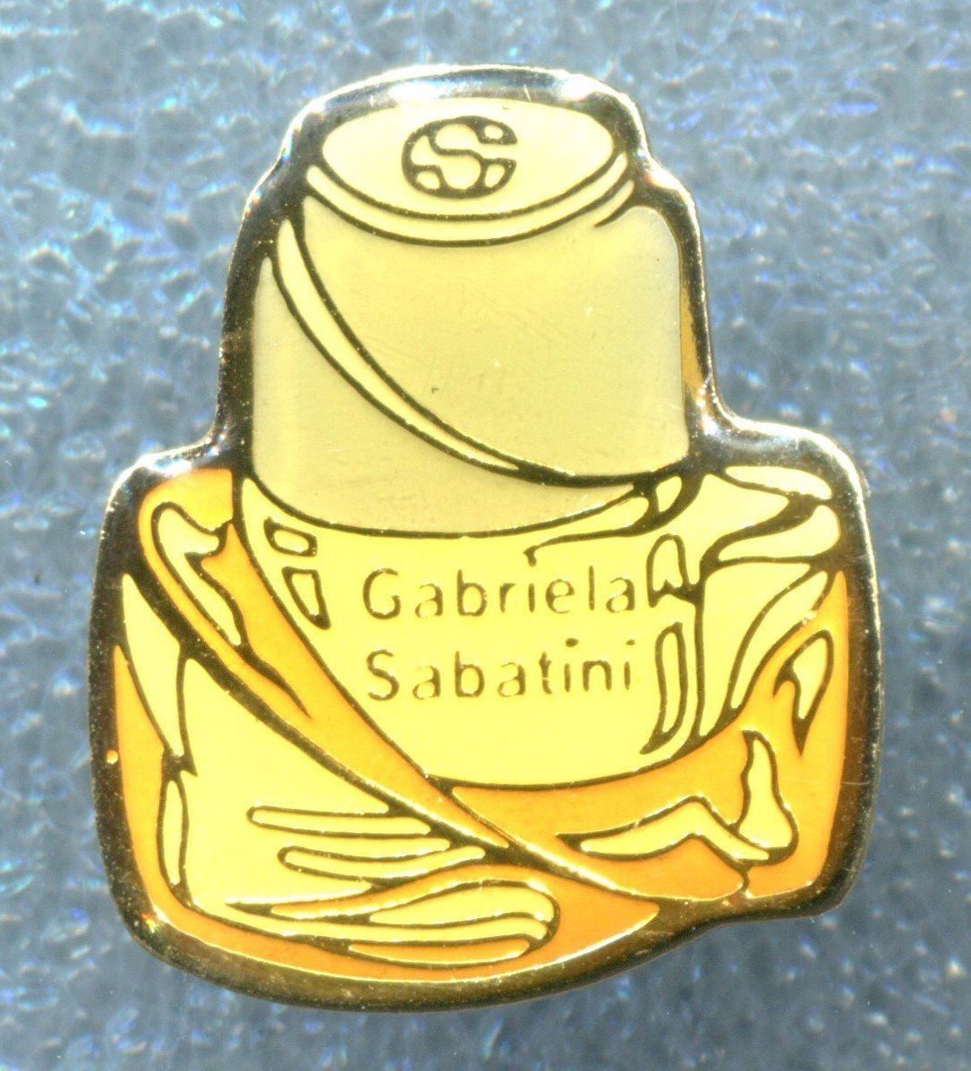 Placchette & Badge: Gabriela Sabatini  Parfüm  – Usato da Winterthur venduto da Sammleroase