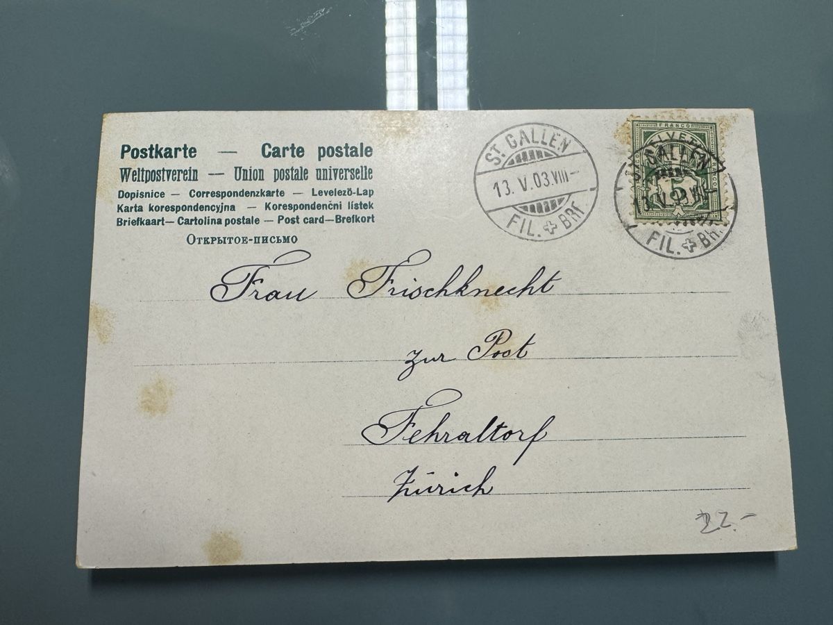 Ansichtskarten: St Gallen – Gebraucht aus Kirchberg SG von Chilpi76 1