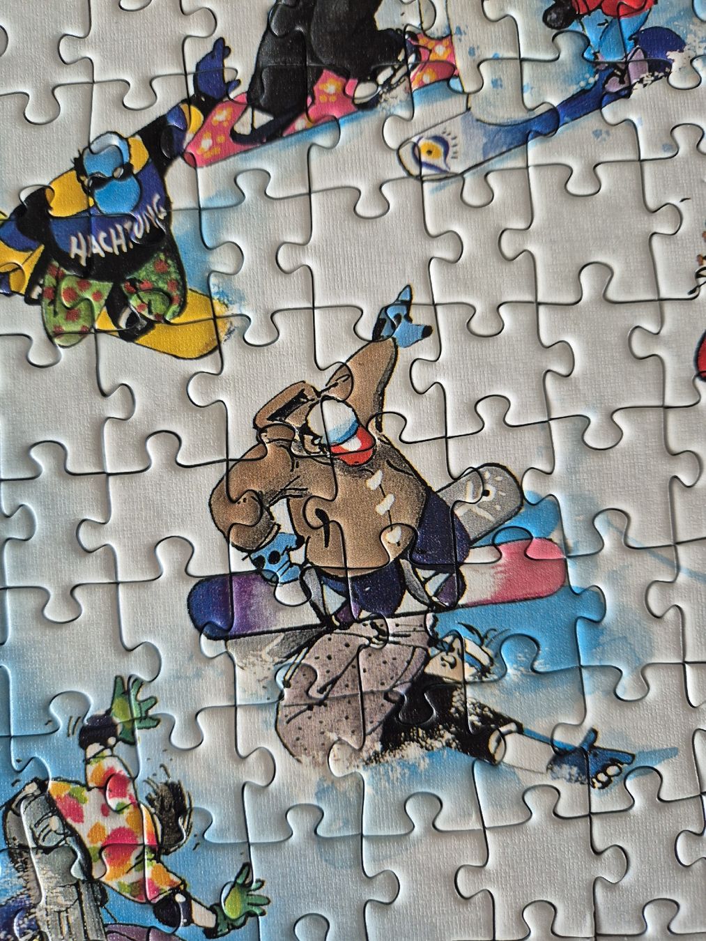 Heye Puzzle: Blanchon Puzzle "Snowboard Mania" 1000 Teile – Usato da Wernetshausen venduto da cmmj2022 4