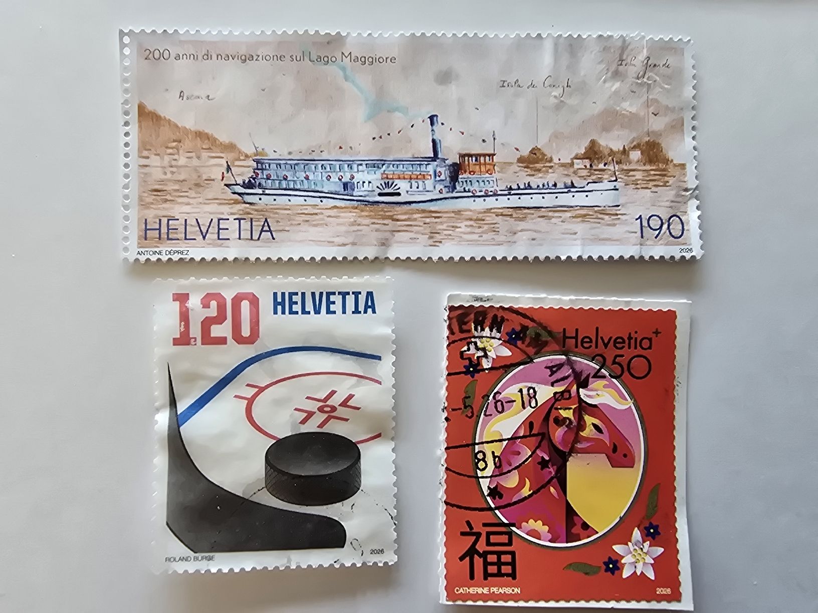 Alle Briefmarken: Briefmarken schweiz Lot 2026 – Gebraucht aus Hedingen von mickway