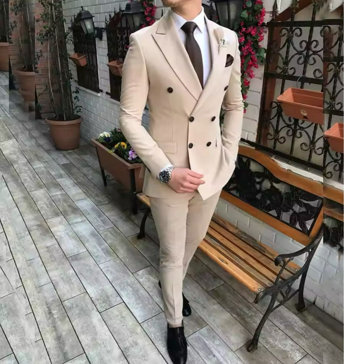 Completi: Festanzug Junge Beige Elegant – Nuovo (secondo la descrizione) da St. Gallen venduto da Popolone26