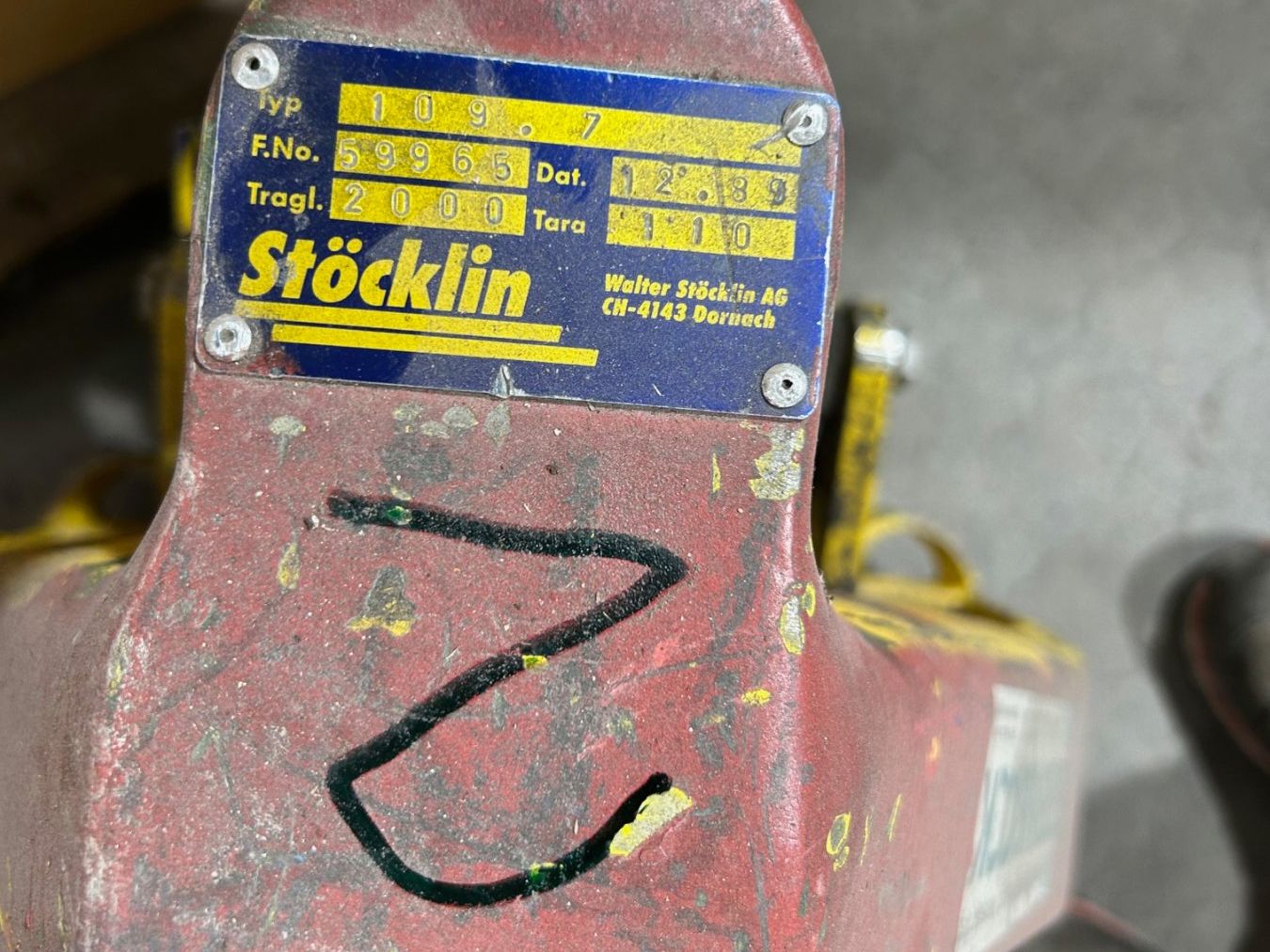 Stöcklin Gabelstapler & Hubwagen: Stöcklin / Steinbock  Palettenhubwagen – defekt (2) – Defekt aus Grüningen von Werk89.zuerich 2