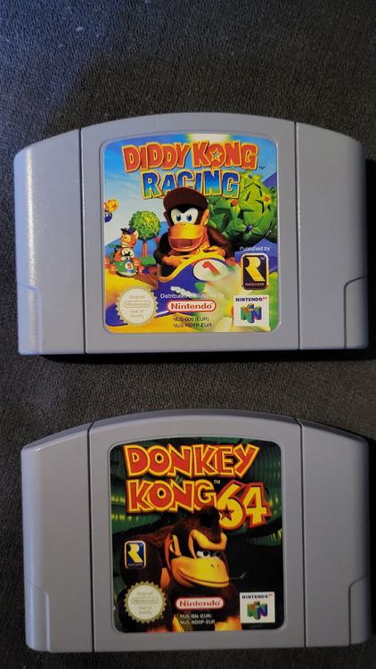 Donkey Kong 64 Diddy Kong Racing N64 Spiele Gebraucht In Biel 