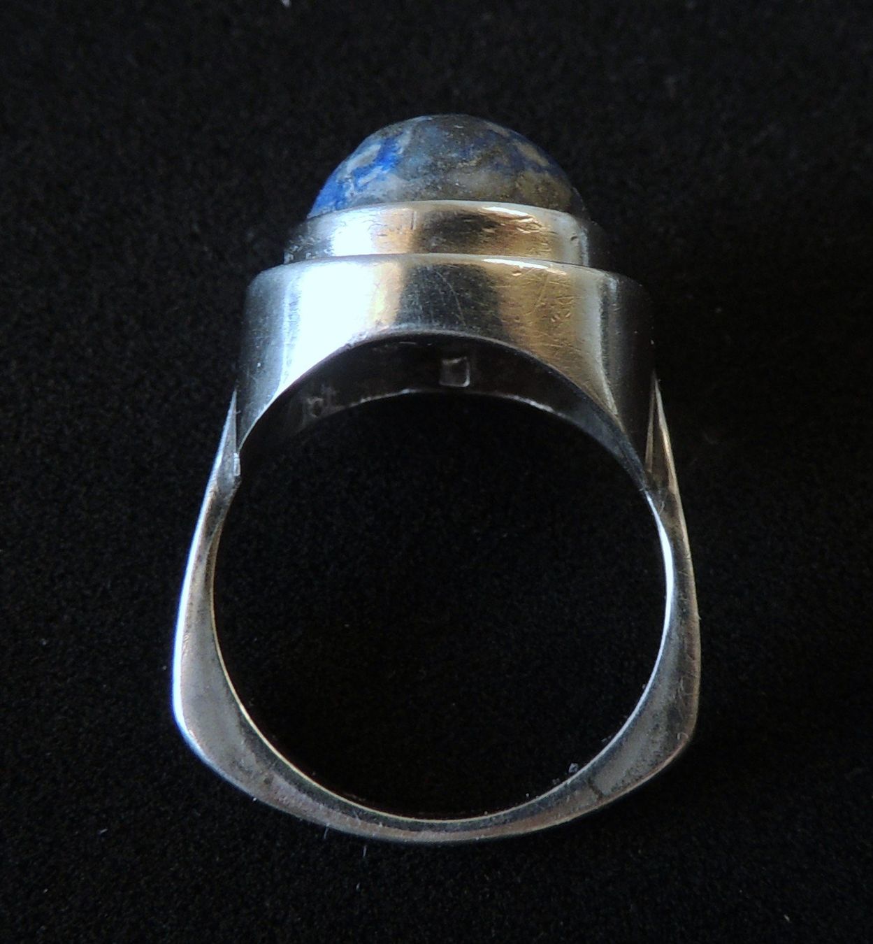 Anelli: Silber 800 Fingerring Lapislazuli Gr. 54 – Usato da Waldenburg venduto da schaller707 1