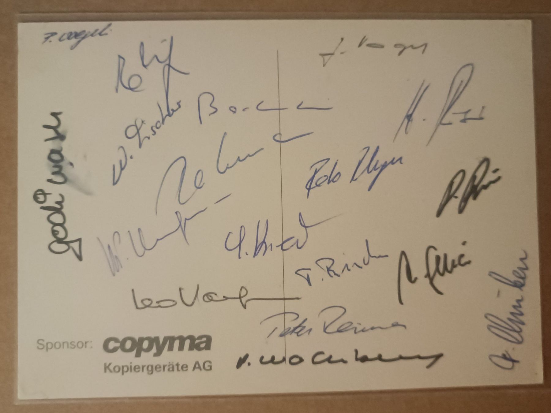 Autogramme: FC Luzern - Saison 1979/80 - handsigniert – Gebraucht aus Menziken von Artographs 1