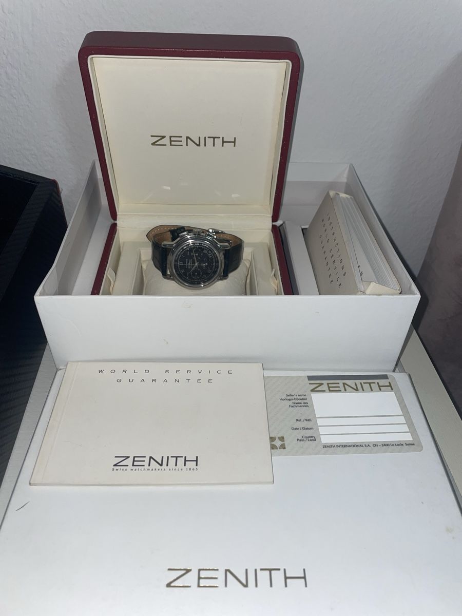 Zenith Orologi: ZENITH EL PRIMERO Chronograph Mondphase Kalender FULL-SET – Usato da Münchwilen TG venduto da Doke_Power7 6