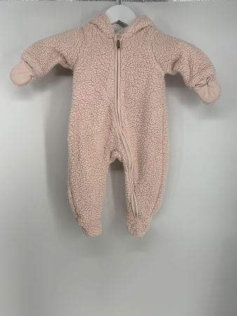 Süsser kuscheliger Baby Overall Teddy Ohren Gr. 74 von H&M