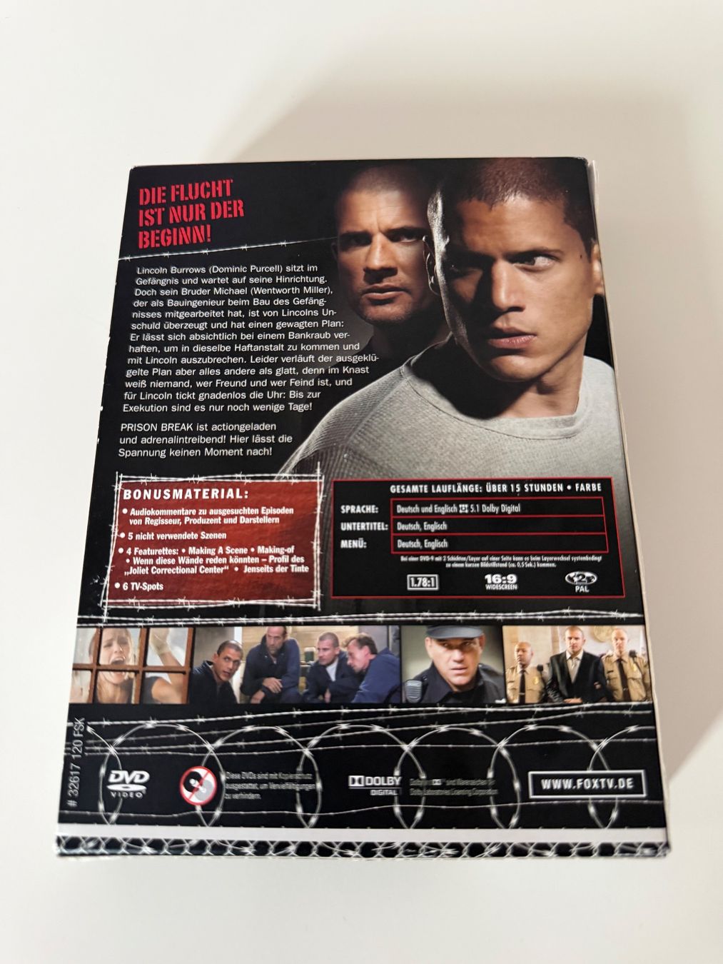 Tutti i DVDs: Prison Break - Staffel 1 DVD - Digipack im Schuber – Usato da Altstätten SG venduto da sheamus 1