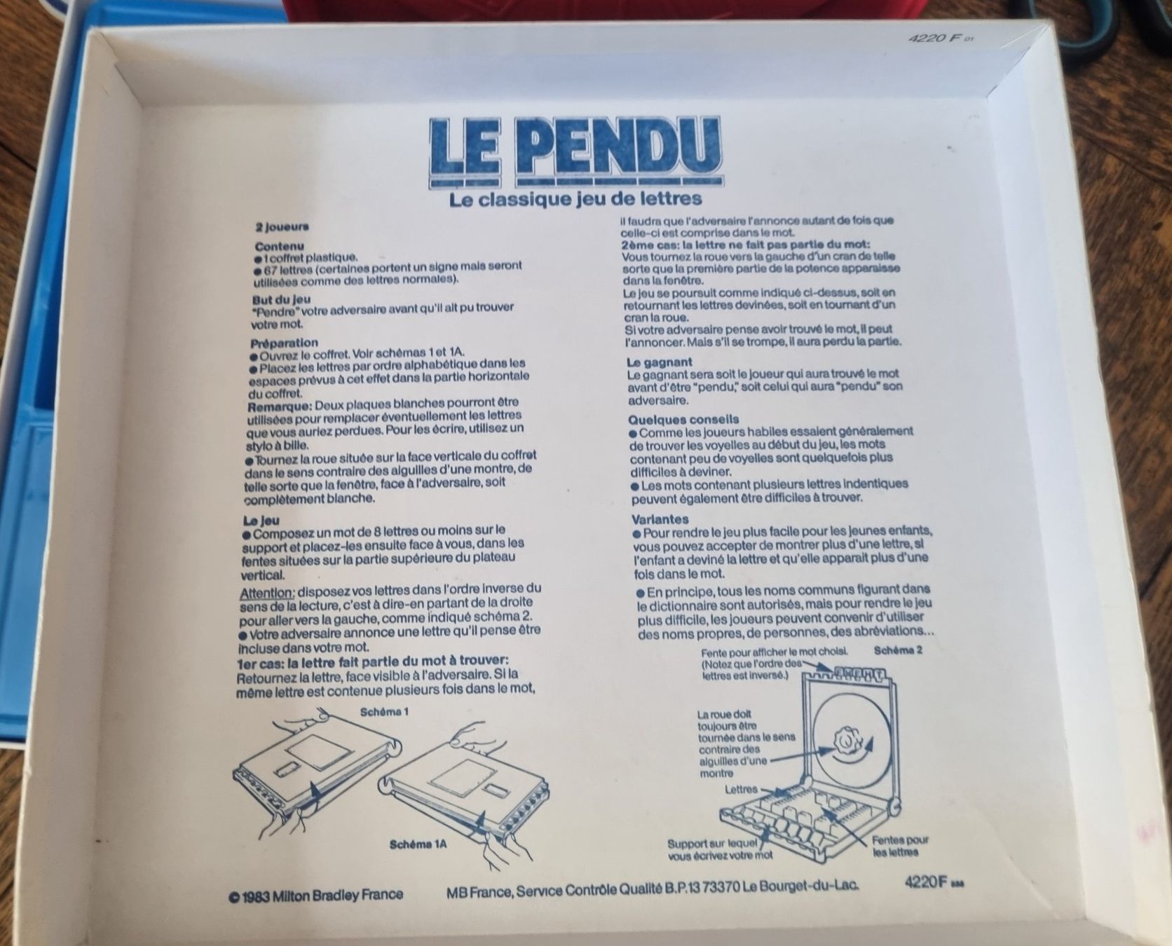 Spiele: Jeu de société Le Pendu MB Vintage – Gebraucht aus Fribourg von jarmilka 2