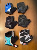 3 Paar diverse Velohandschuhe, Grösse S/M