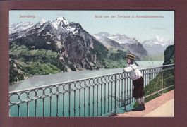 SEELISBERG - Terrasse d. Kurstablissements - Kind - 1911