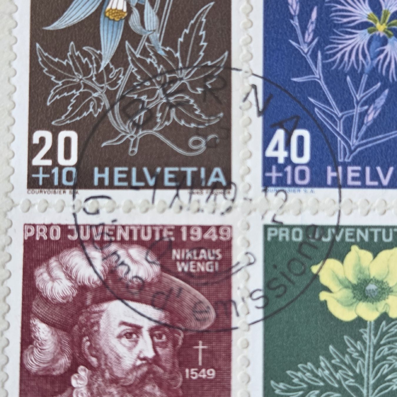Tutti i francobolli: Top Brief Ersttags-Stempel von 1949 – Usato da Stans venduto da Ducati16 2