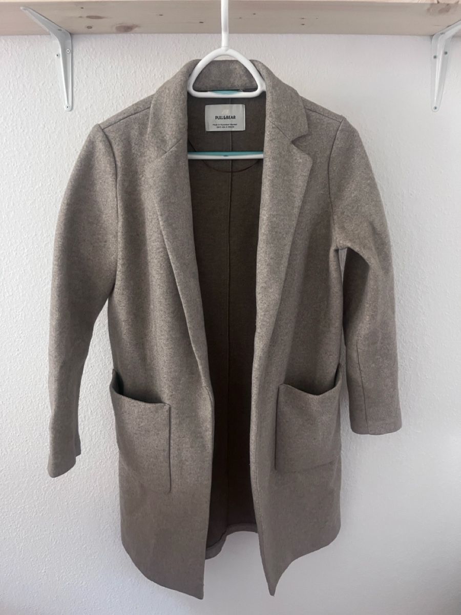 Pull&Bear Cappotti: Pull&Bear Übergangsmantel, Khaki, Grösse S – Usato da Thun venduto da de00