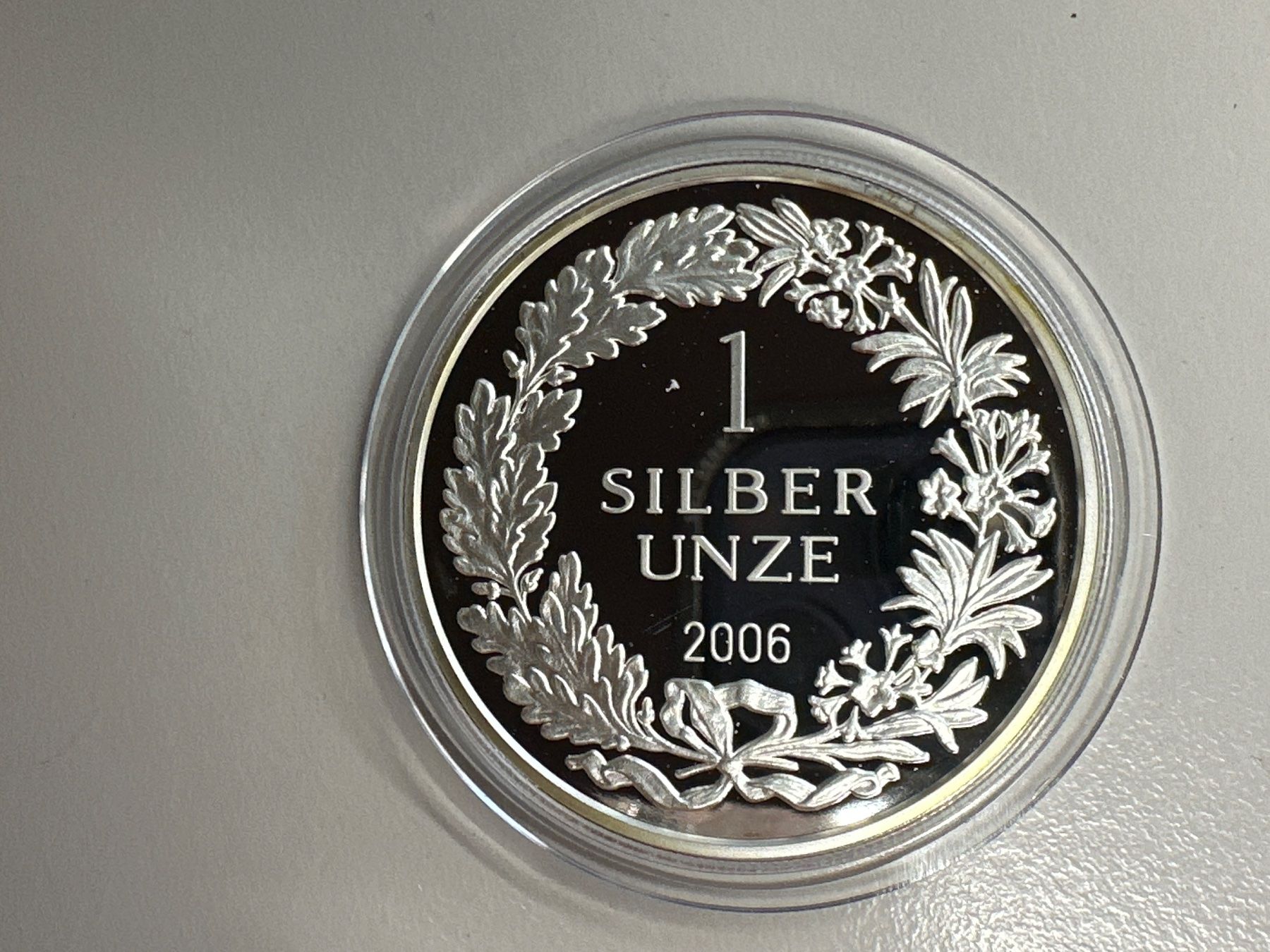 Medaglie: 1 Unze Silber Schweiz 2006 – Nuovo e nell'imballaggio originale da Herisau venduto da herau