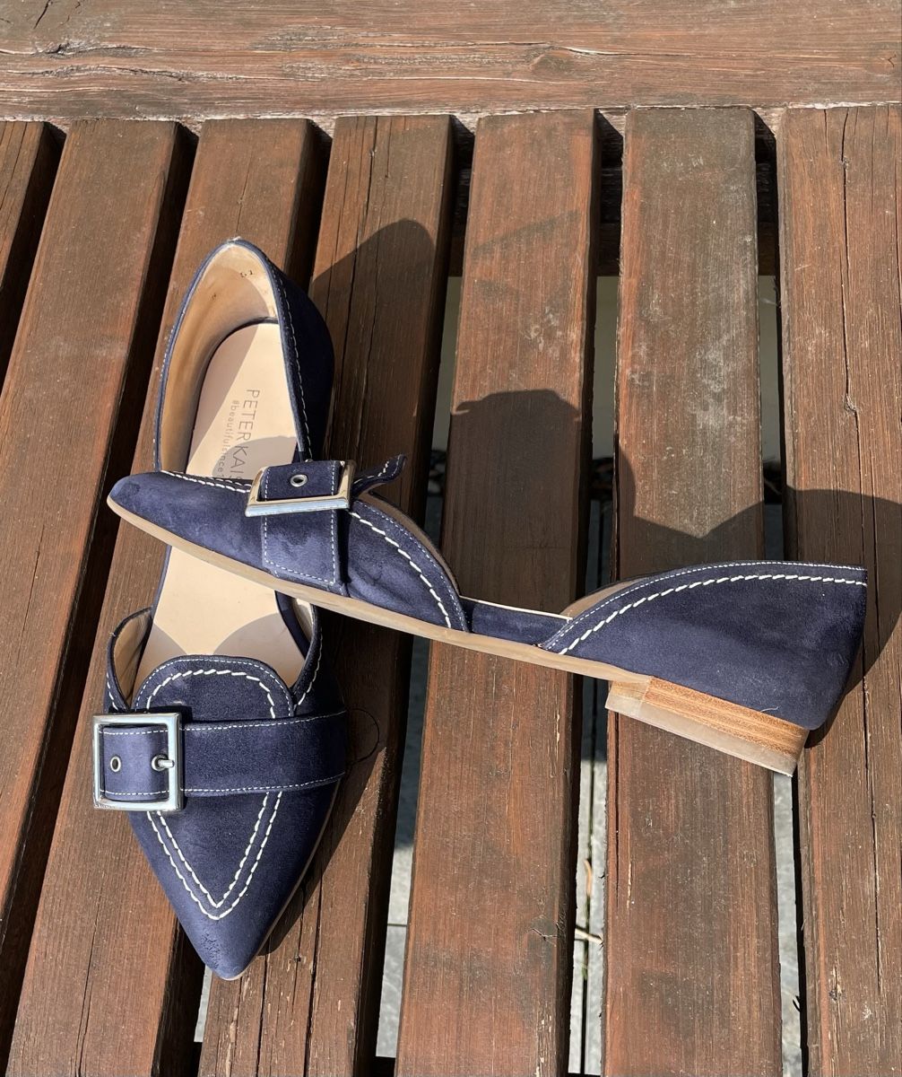 Kaiser Scarpe da donna: NEU: Peter Kaiser Slipper blau – Nuovo (secondo la descrizione) da Oberlunkhofen venduto da Krambo 2