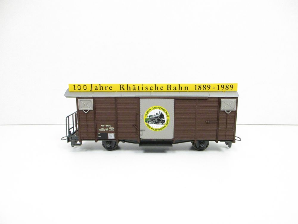 Bemo Modelleisenbahnen: Bemo H0m 2256-1 RhB Güterwagen - 100 Jahre Rhätische Bahn – Neu und originalverpackt aus Olten von Heinrich875 3