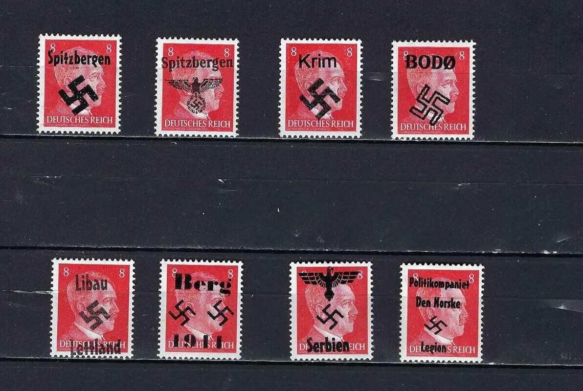 Tous les timbres: Hitler mit Aufdruck ** – Neuf avec emballage d'origine à Altstätten SG par Nandodax