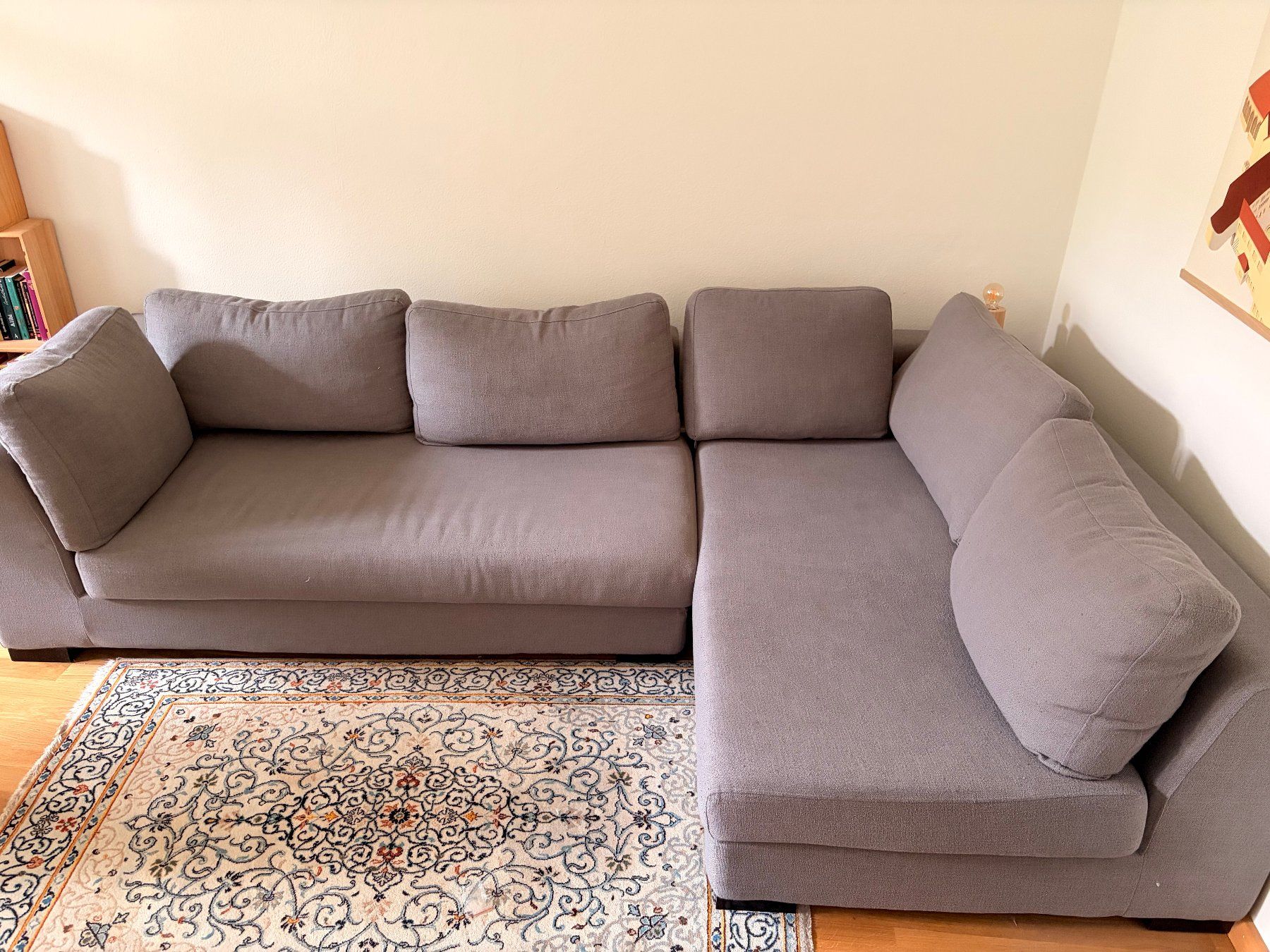 Maisons du monde Divani: Ecksofa hellgrau, bequem & modern, günstig abzugeben – Usato da Zürich venduto da ricoas 1