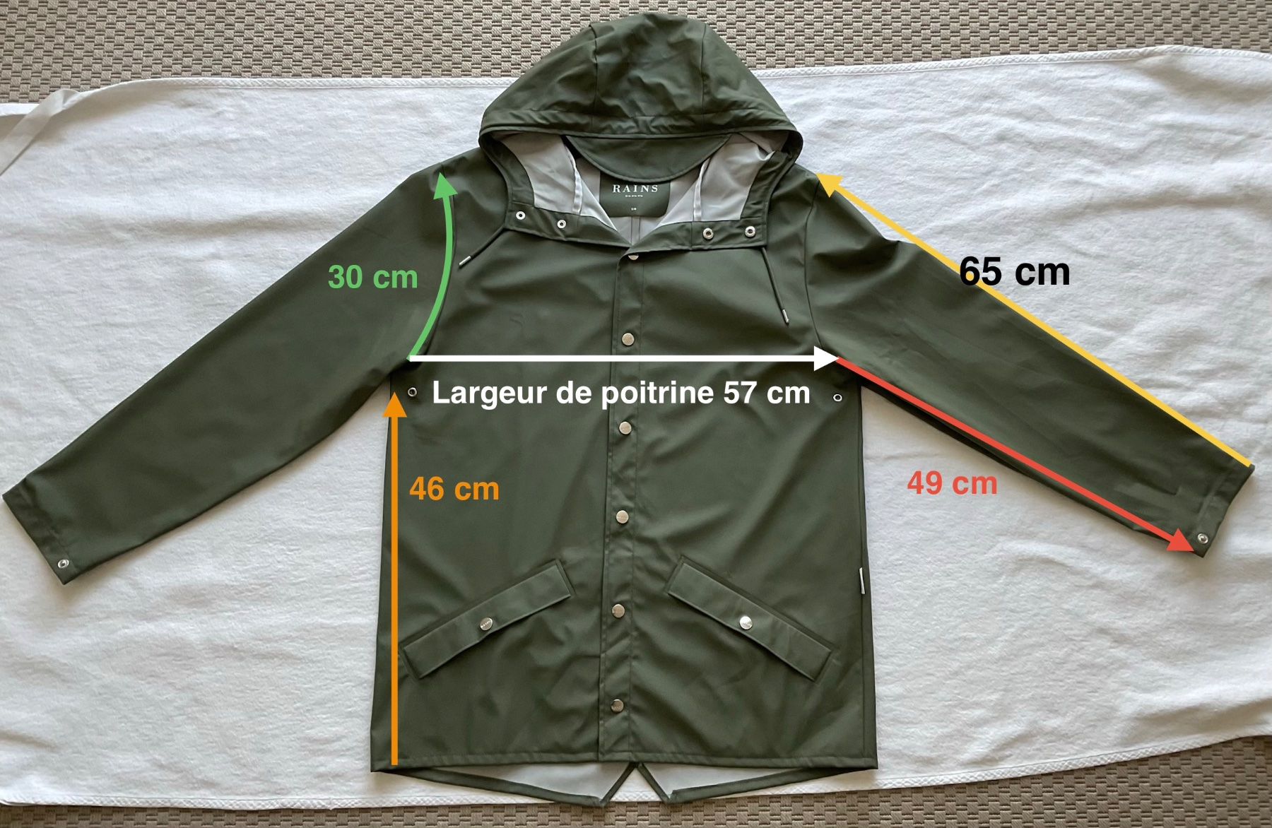Rains Giacche: Rains veste kaki - 38 – Nuovo (secondo la descrizione) da Corseaux venduto da Mililaforet75 8