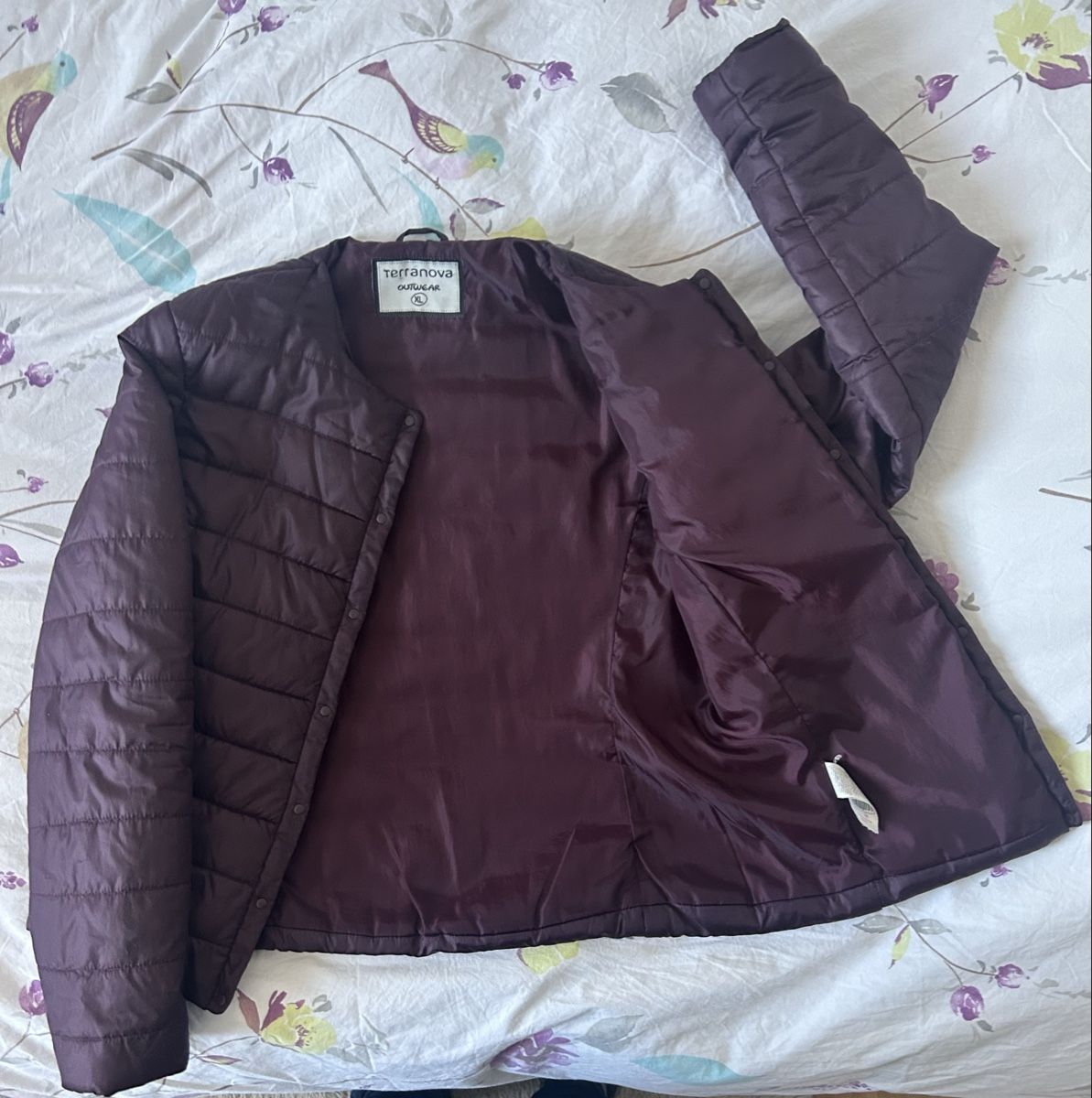 Giacche: Veste matelassé légère Terranova bordeaux – Usato da Prangins venduto da bbice_8 2