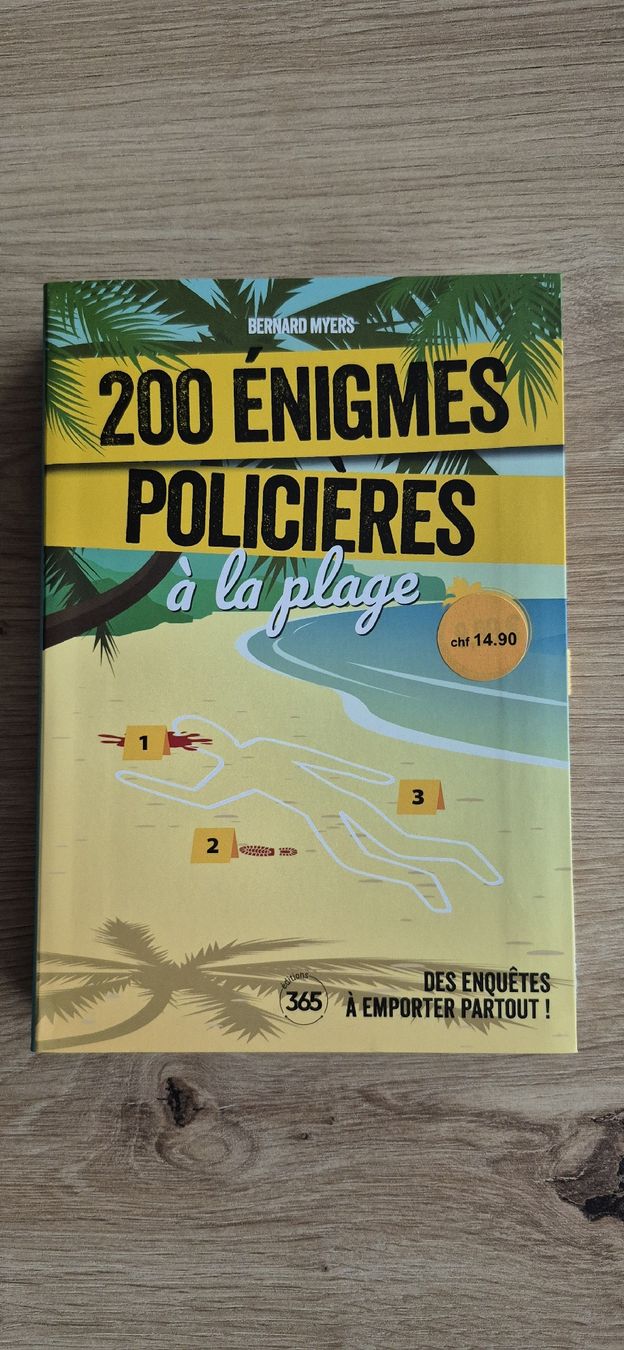 Libri: 200 énigmes policières à la plage – Nuovo e nell'imballaggio originale da Moutier venduto da mar_7nrw