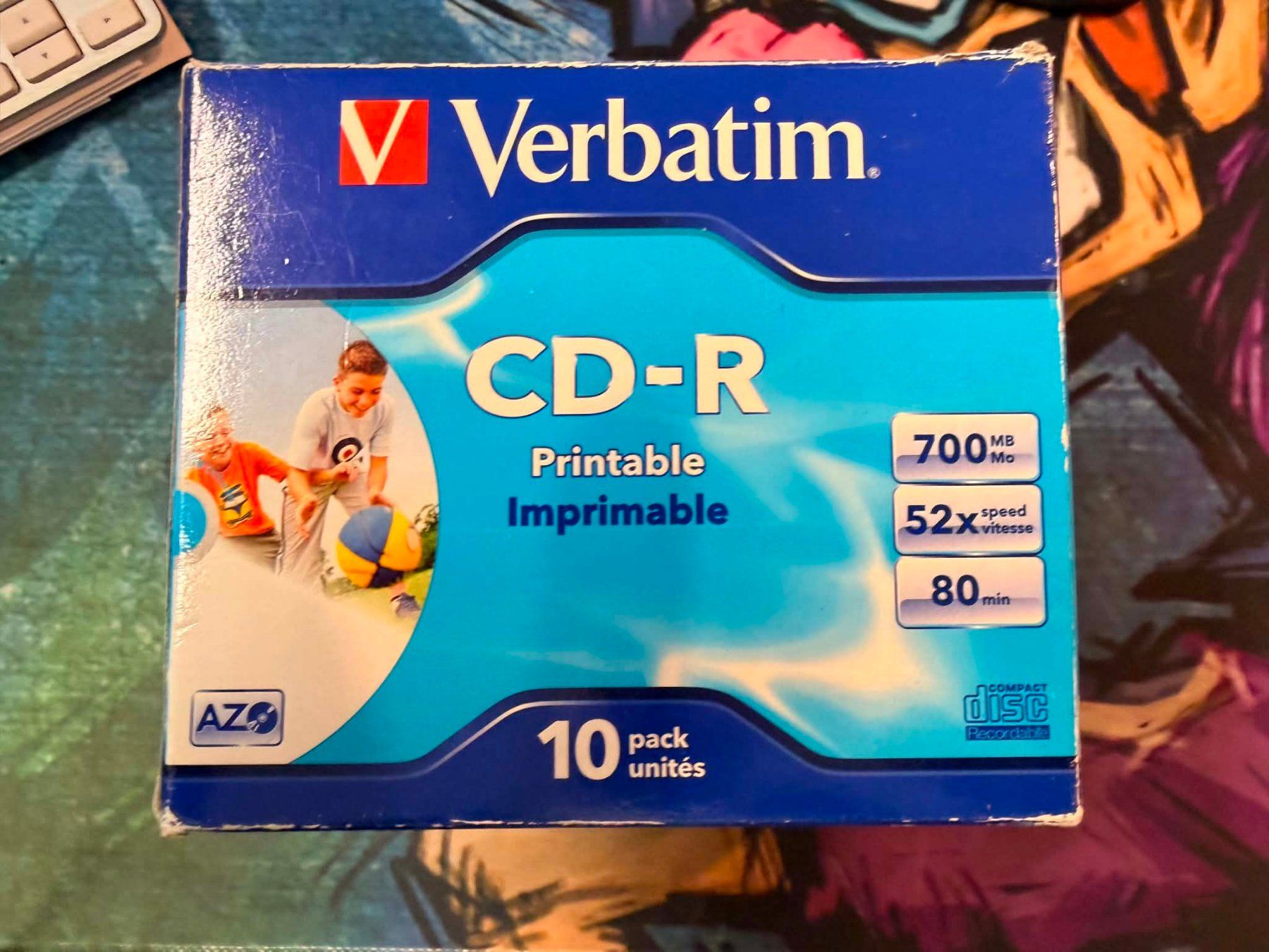 CD & DVD vergini: Verbatim CD-R Printable 700MB NEW 10x – Nuovo e nell'imballaggio originale da Giubiasco venduto da Ticinerd