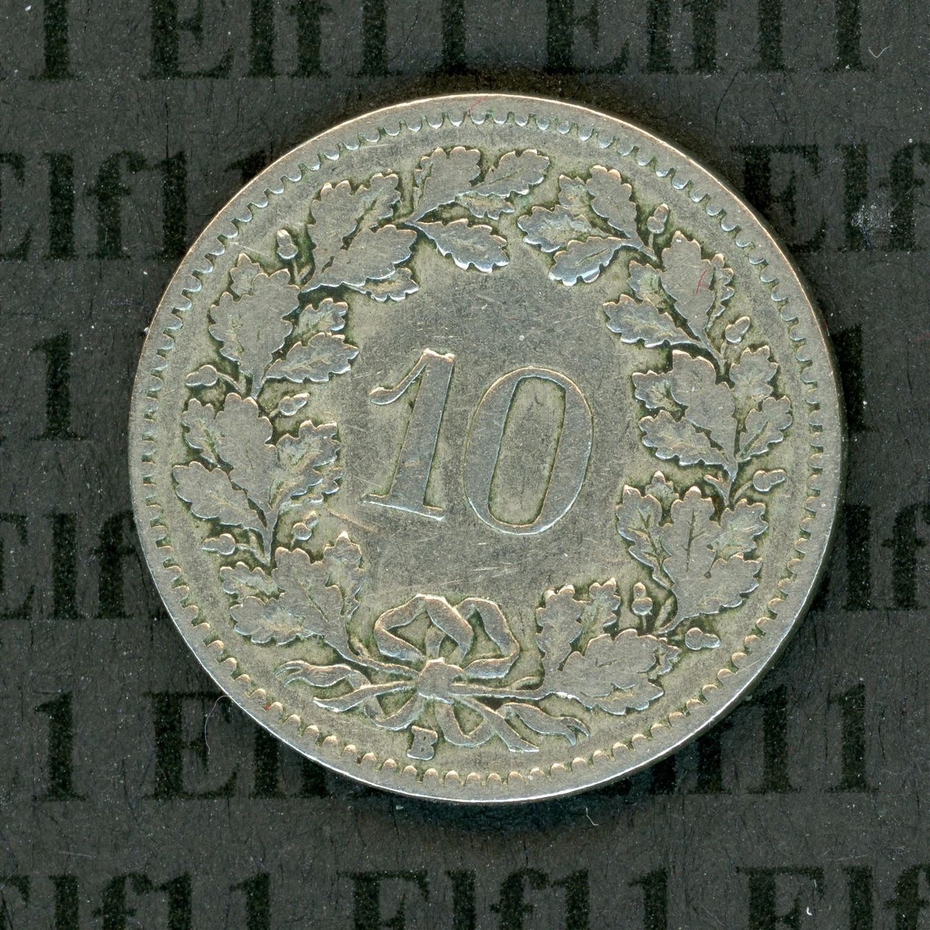 Tutti le monete: CHF___0.10 1909 s-ss 10 Rappen – Usato da Widnau venduto da Elf11 1