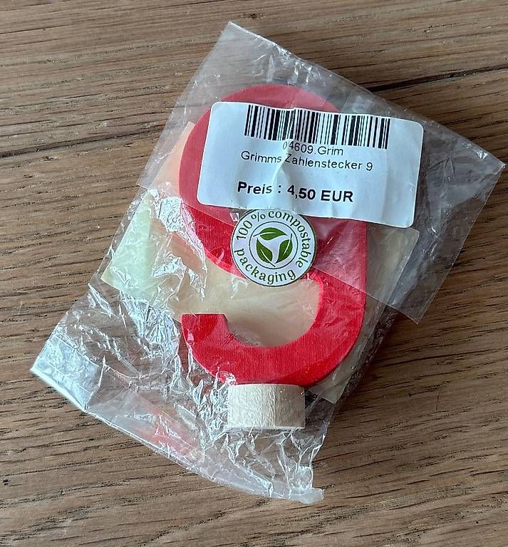 Jouets: Grimms Zahlenstecker 9 – D'occasion à Oberrohrdorf par stephaniejost