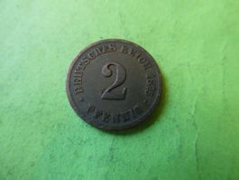 Dt. Reich 1875 B, 2 Pfennig