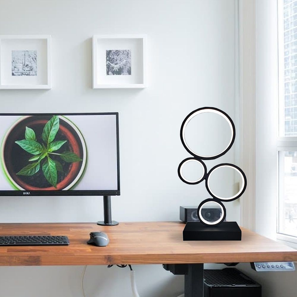 Lampade: Tischleuchte Rings – Nuovo e nell'imballaggio originale da Dietlikon venduto da Salesmax 1
