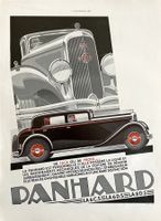 Panhard Cars - Alte Werbung / Publicité 1932