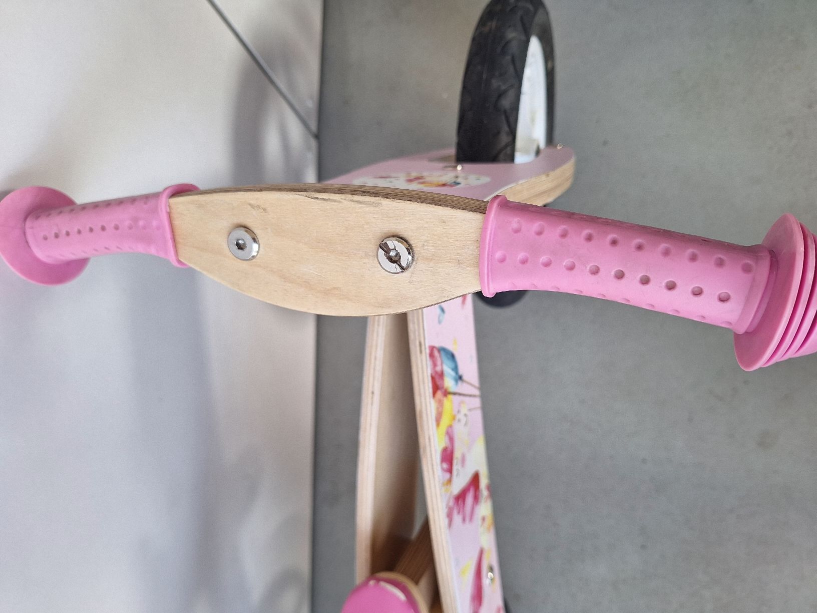 Biciclette: Süsses Laufrad Einhorn Mädchen Rosa Holz – Usato da Brugg AG venduto da ahauserd 2