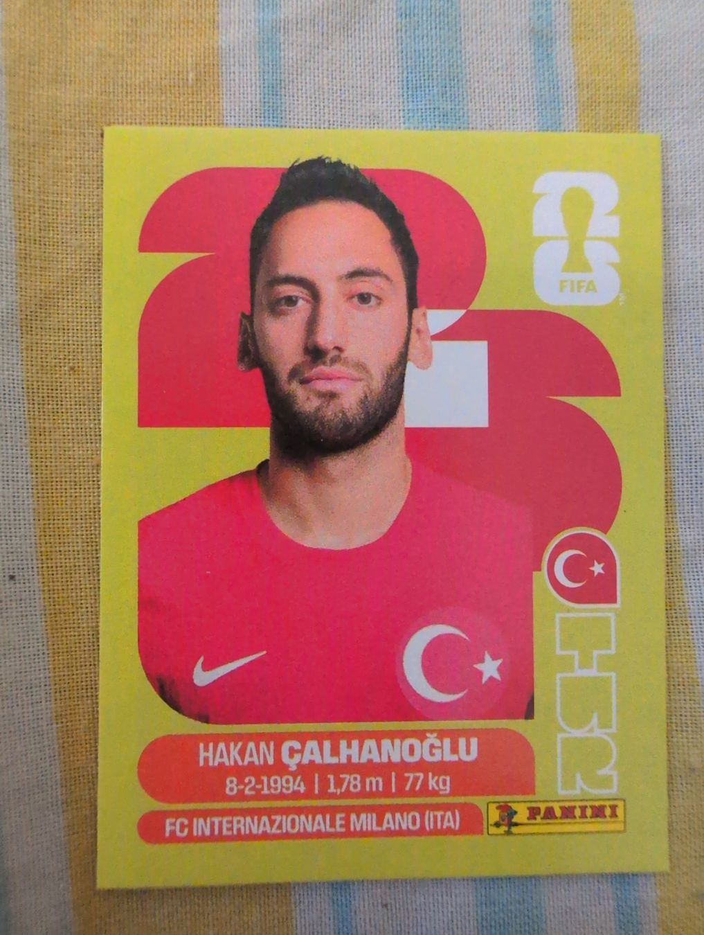 Panini Sammelbilder & Trading cards: Hakan çalhanoglu TUR 11 – Neu und originalverpackt aus Lausanne von KarolyneBaiao