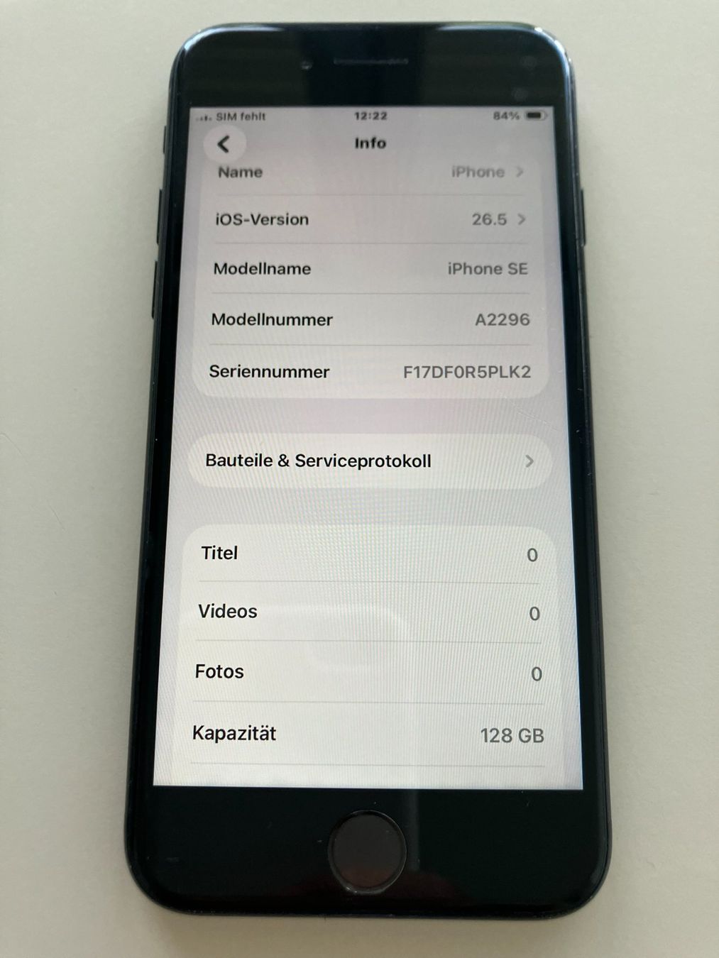 Apple Handys / Smartphones: iPhone SE 2020 (2. Generation), 128GB, Model A2296 – Gebraucht aus Meisterschwanden von Discus0 2