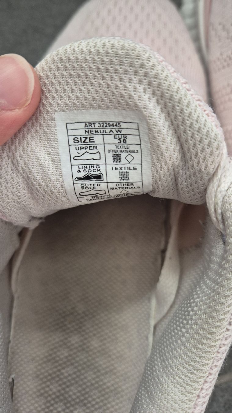 Scarpe da donna: Bogener Sneaker 38 rosa – Usato da St. Margrethen SG venduto da vka_f8qq 2
