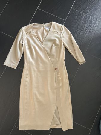 Elegantes Kleid von Sportalm, beige-goldfarben, 3/4 Ärmel