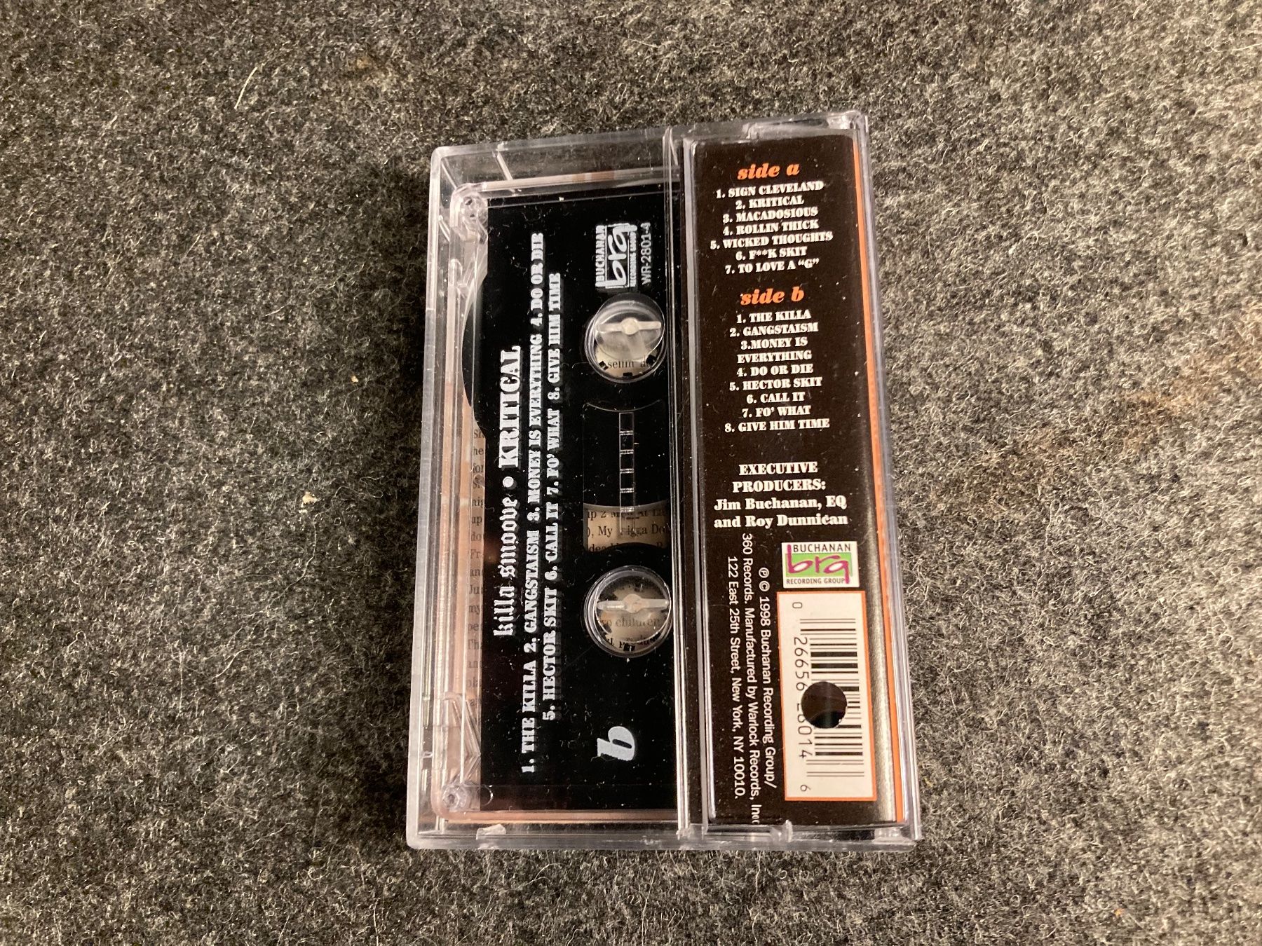 Musicassette: Killa Smoove - Kritical (MC) – Usato da Fribourg venduto da Karushi 2