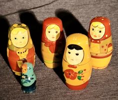 5 Petites Mariochka pour collection