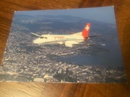 Crossair Saab 340 A Cityliner Postkarte