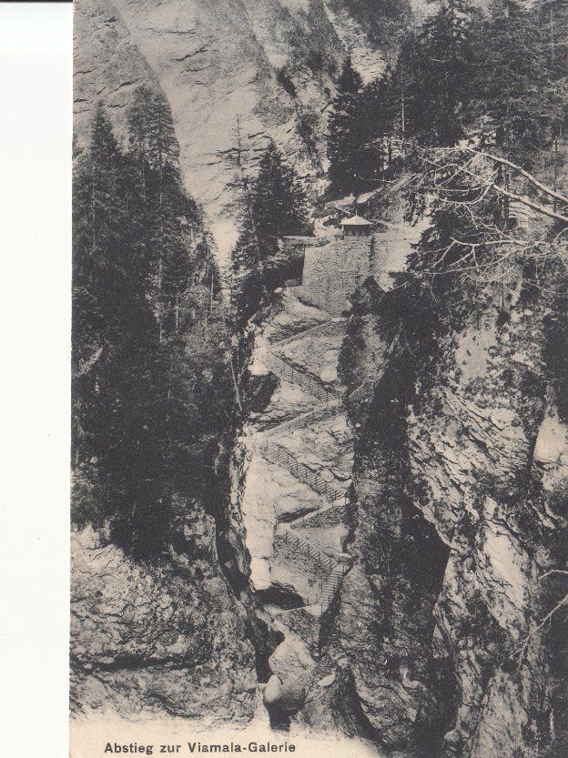 Cartoline postali: Viamala, ca. 1915, ST Bataillon 84 – Usato da Bürglen TG venduto da StampGraf