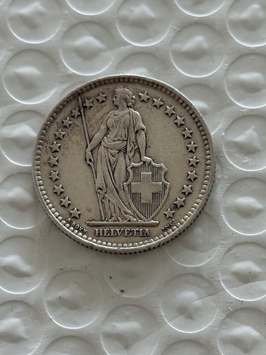 Tutti le monete: 2 Franken 1937  Rar – Usato da Wallisellen venduto da SWISS_SILVER1
